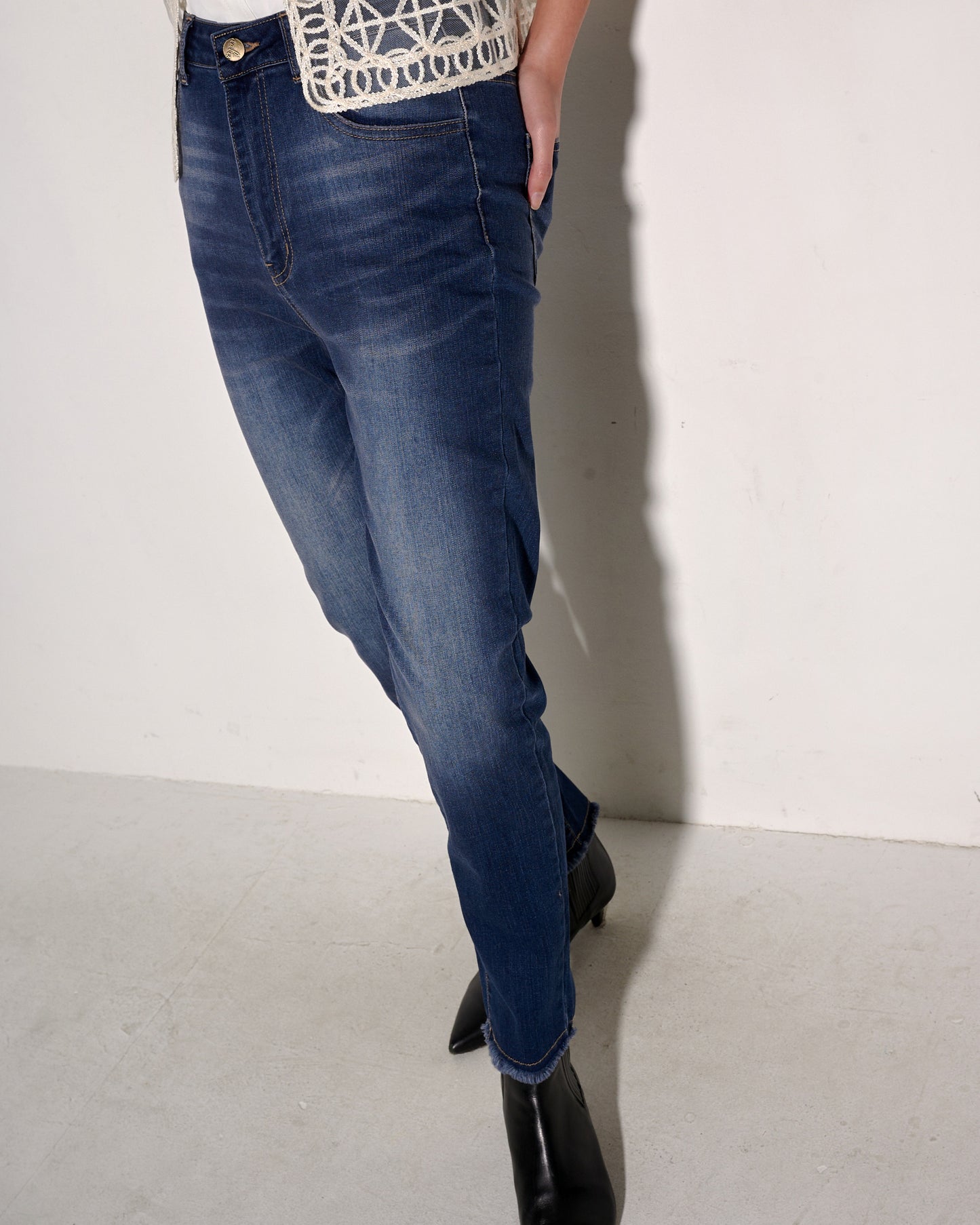 aalis KOR skinny jeans (Dark blue)