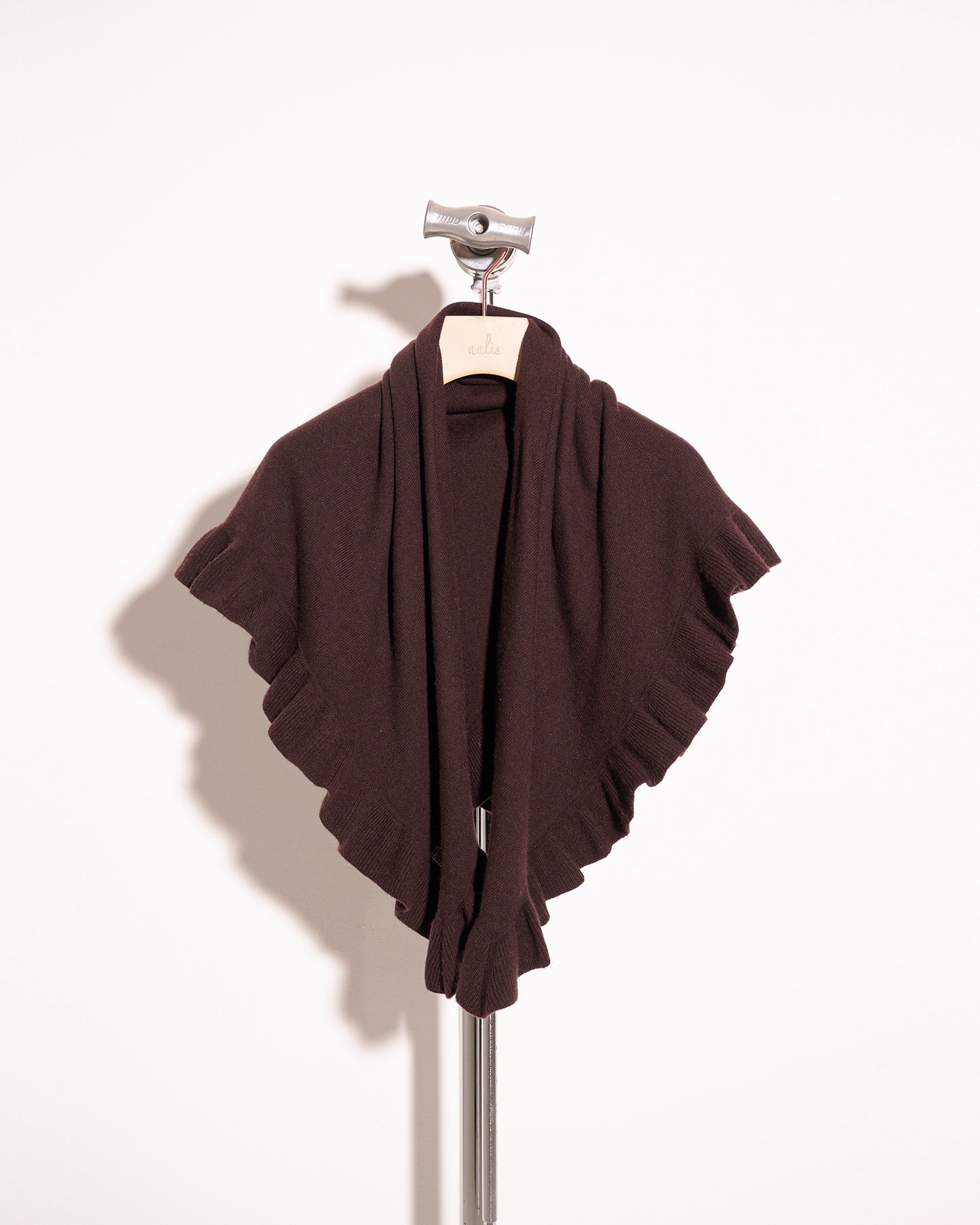 aalis LUCIE cashmere scarf (Chocolate)