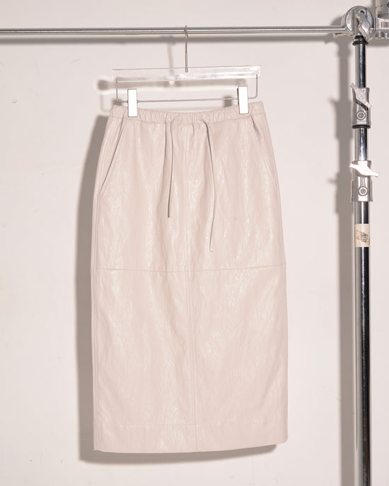 aalis RYLIE faux leather skirt (Cream)