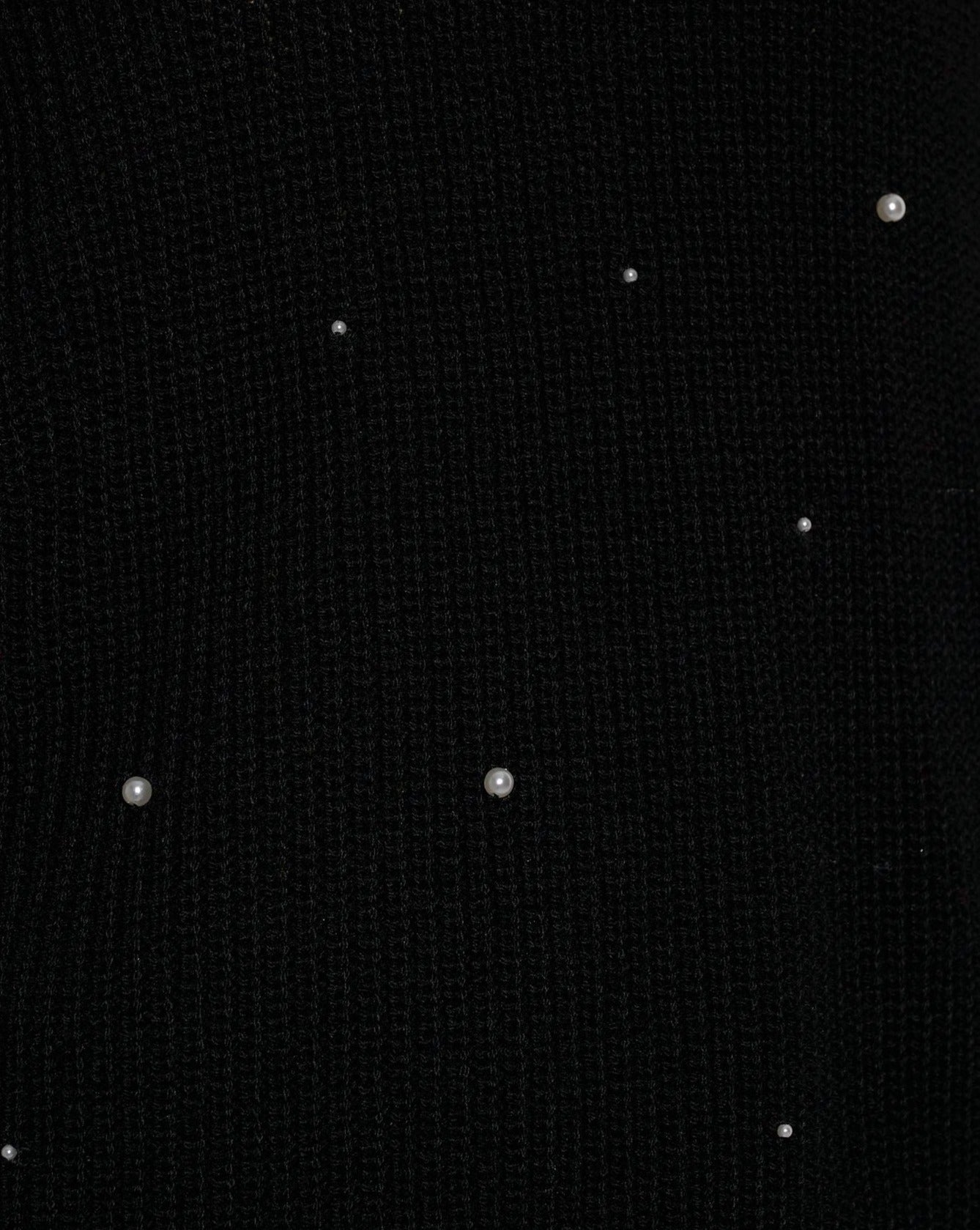 aalis KELDA pearls embellished pullover (Black)