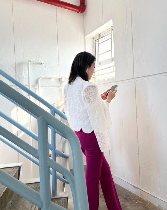 aalis VICTORIA lace jacket (White)