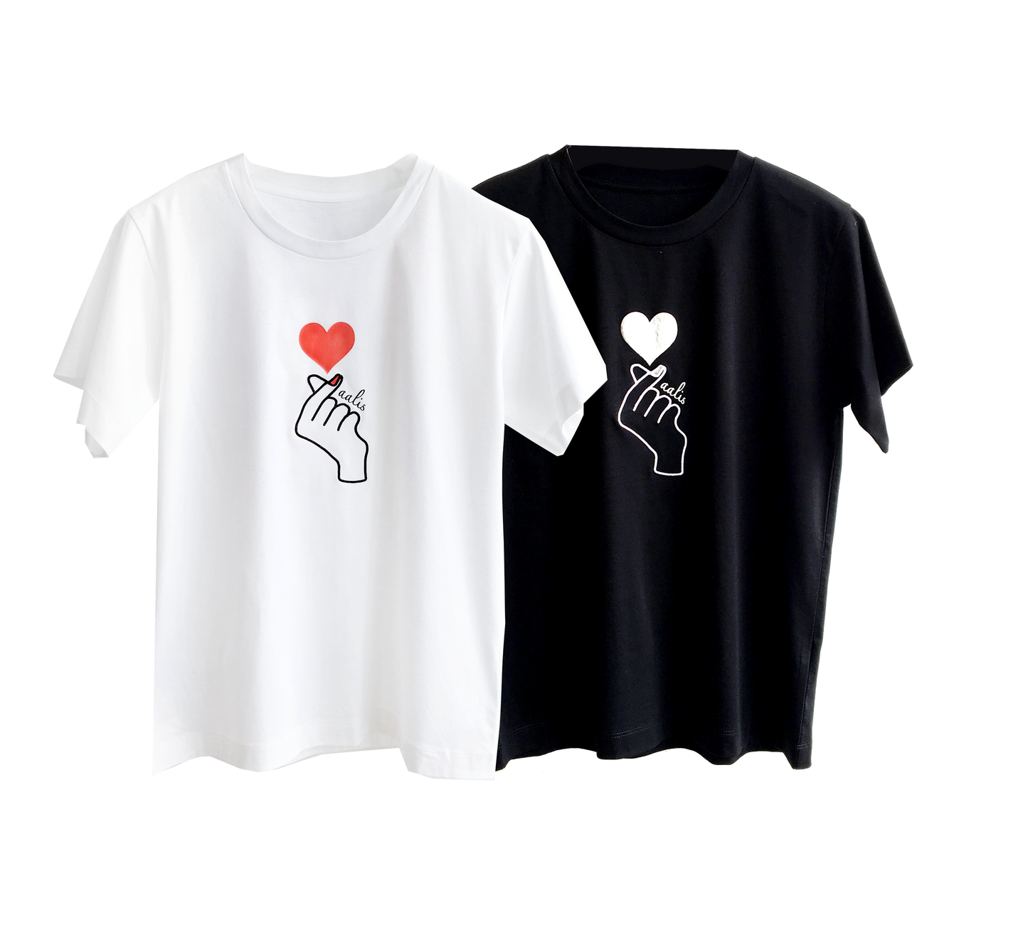 AALIS LAUNCHES “AALIS FINGER HEART” CHARITY TEES