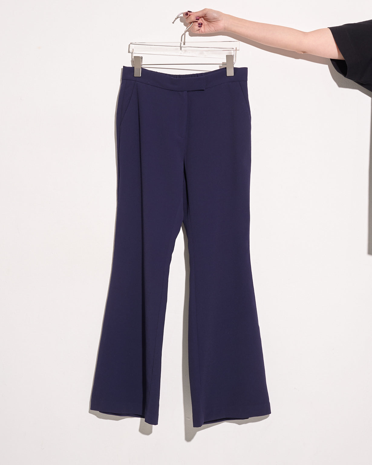 aalis LESLIE suiting flare pants (Navy)