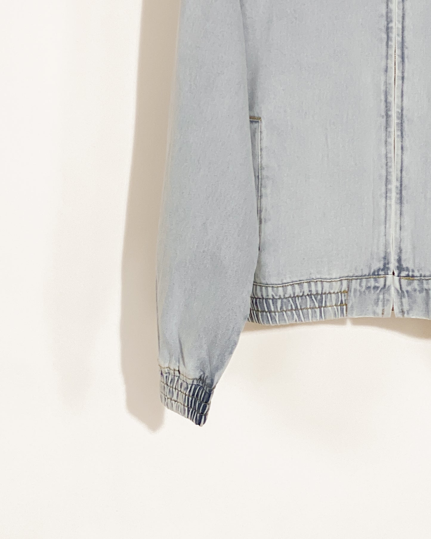 aalis FINI denim zip-front jacket (Blue denim)