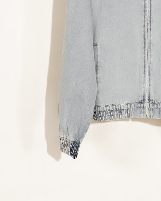 aalis FINI denim zip-front jacket (Blue denim)