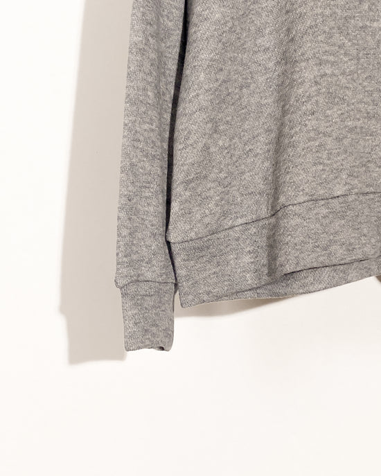 aalis LOREN mesh collar sweatshirt (Light heather grey)