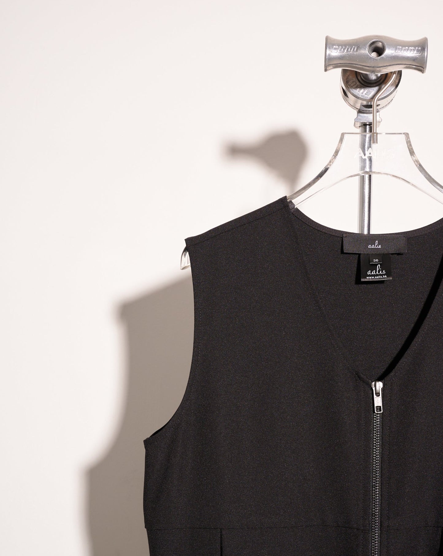 aalis MILANI zipper detail jumpsuit (Black)