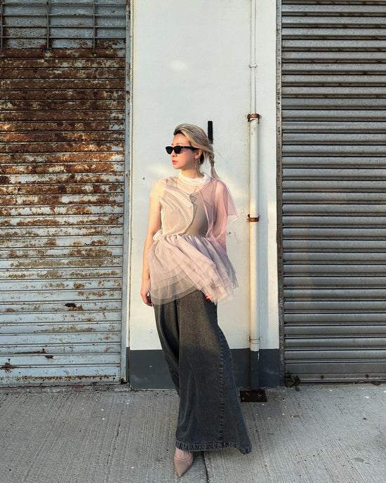 aalis MARA tutu rib tank (Beige mix)