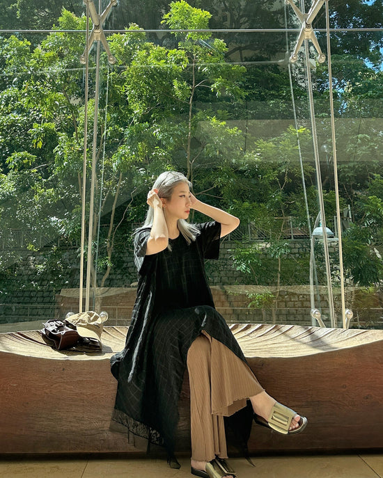 aalis DENIA SS25 ruffle hem pants (Camel)