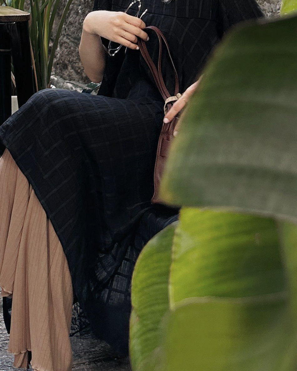 aalis DENIA SS25 ruffle hem pants (Camel)