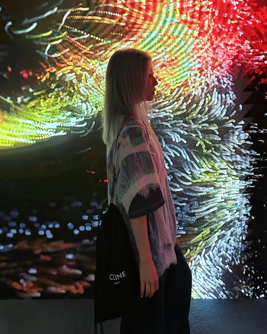 aalis AALIS 15 V neck lace tee (White)