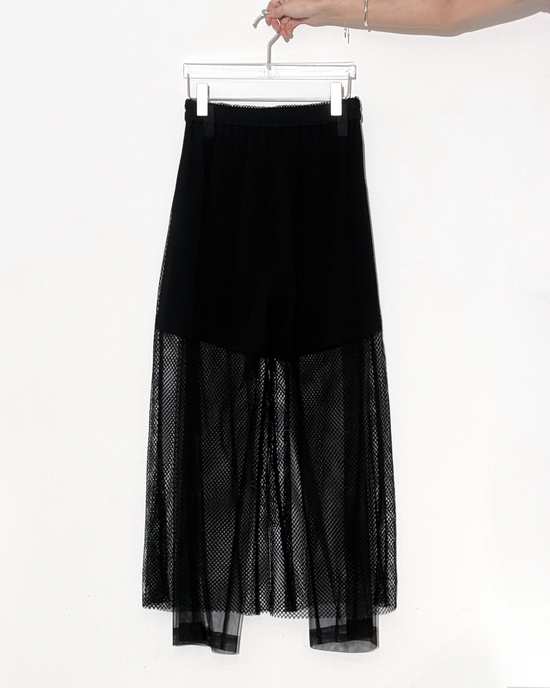 aalis ANI 3 layers netting mesh pants (Black)