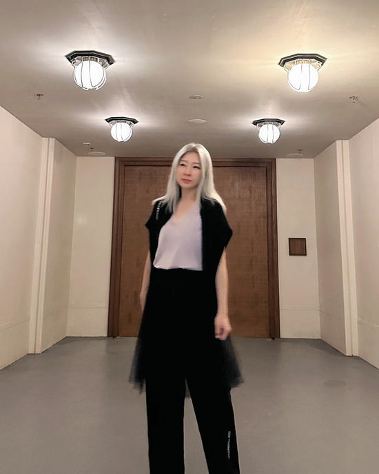 aalis RIN mesh skirt with lining shorts (Black)