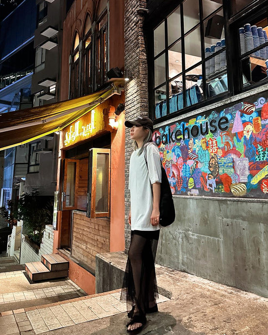 aalis ANI 3 layers netting mesh pants (Black)