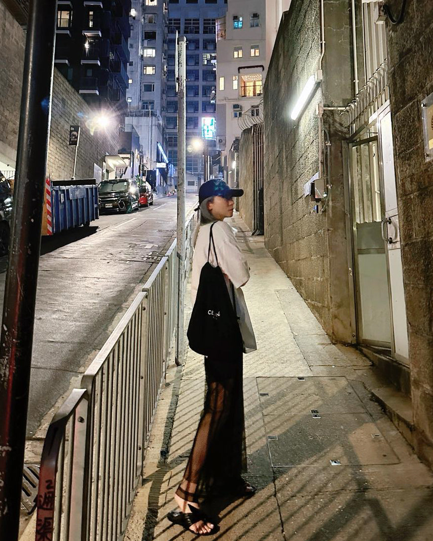 aalis ANI 3 layers netting mesh pants (Black)