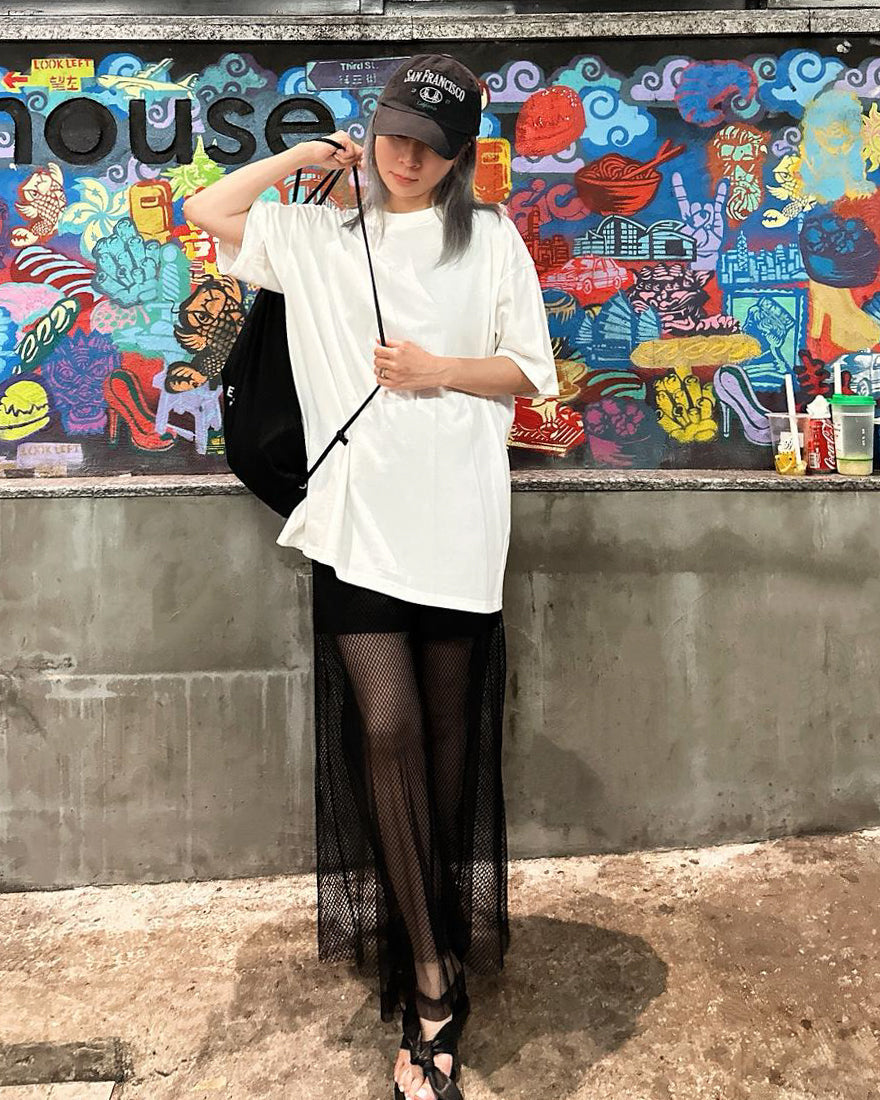 aalis ANI 3 layers netting mesh pants (Black)