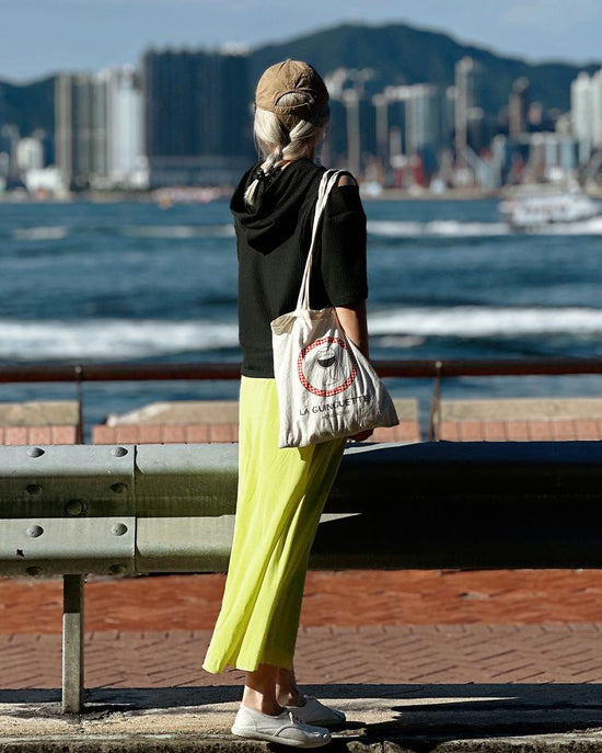 aalis NAJI KNIT cutout shoulder lace hoodie (Dark green)