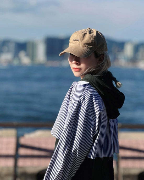 aalis NAJI KNIT cutout shoulder lace hoodie (Dark green)