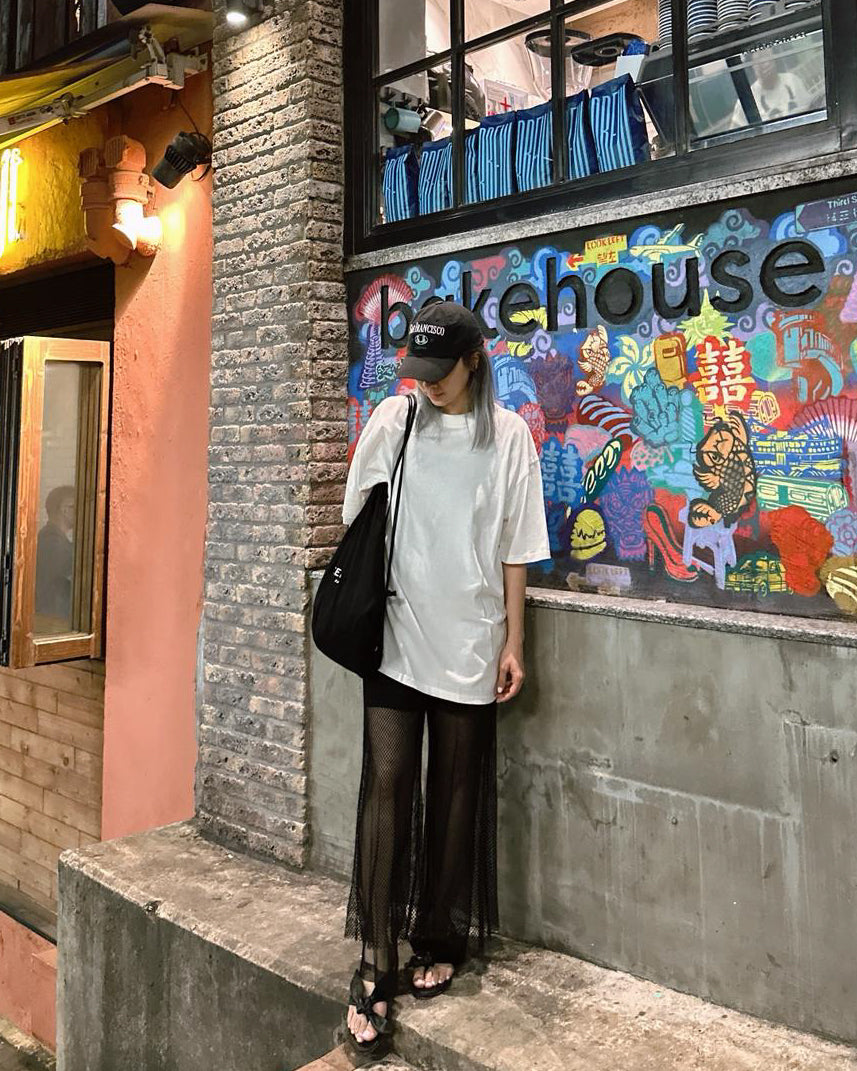 aalis ANI 3 layers netting mesh pants (Black)