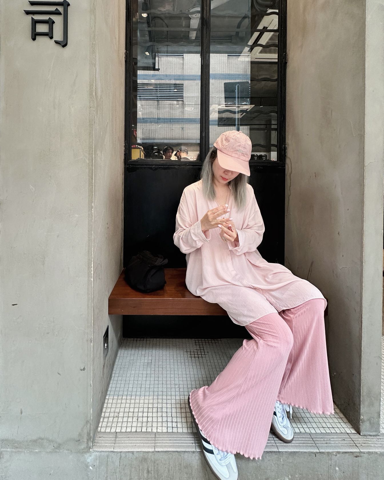 aalis DENIA SS25 ruffle hem pants (Pink)