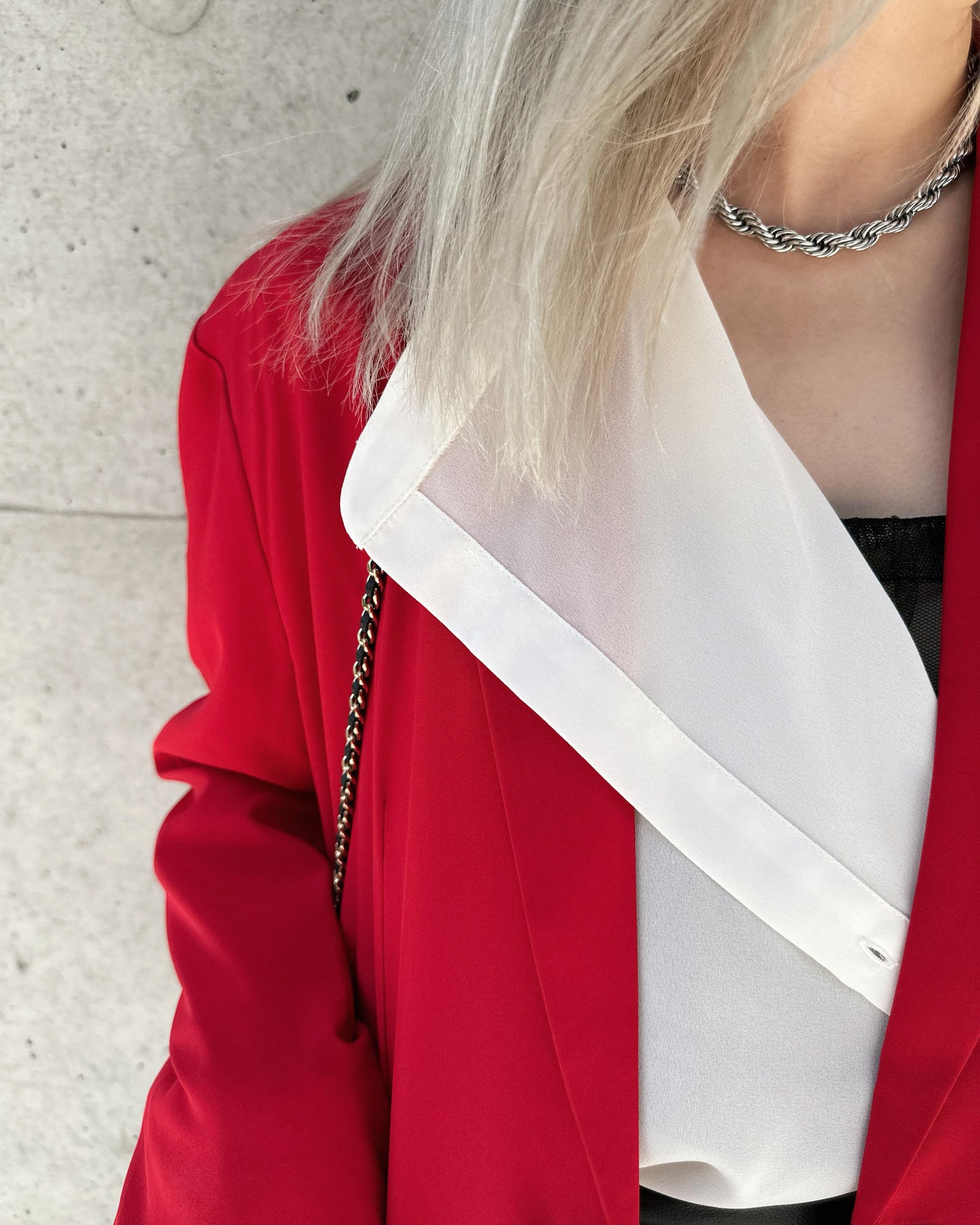 aalis BIRDY loose collar shirt (Ecru)