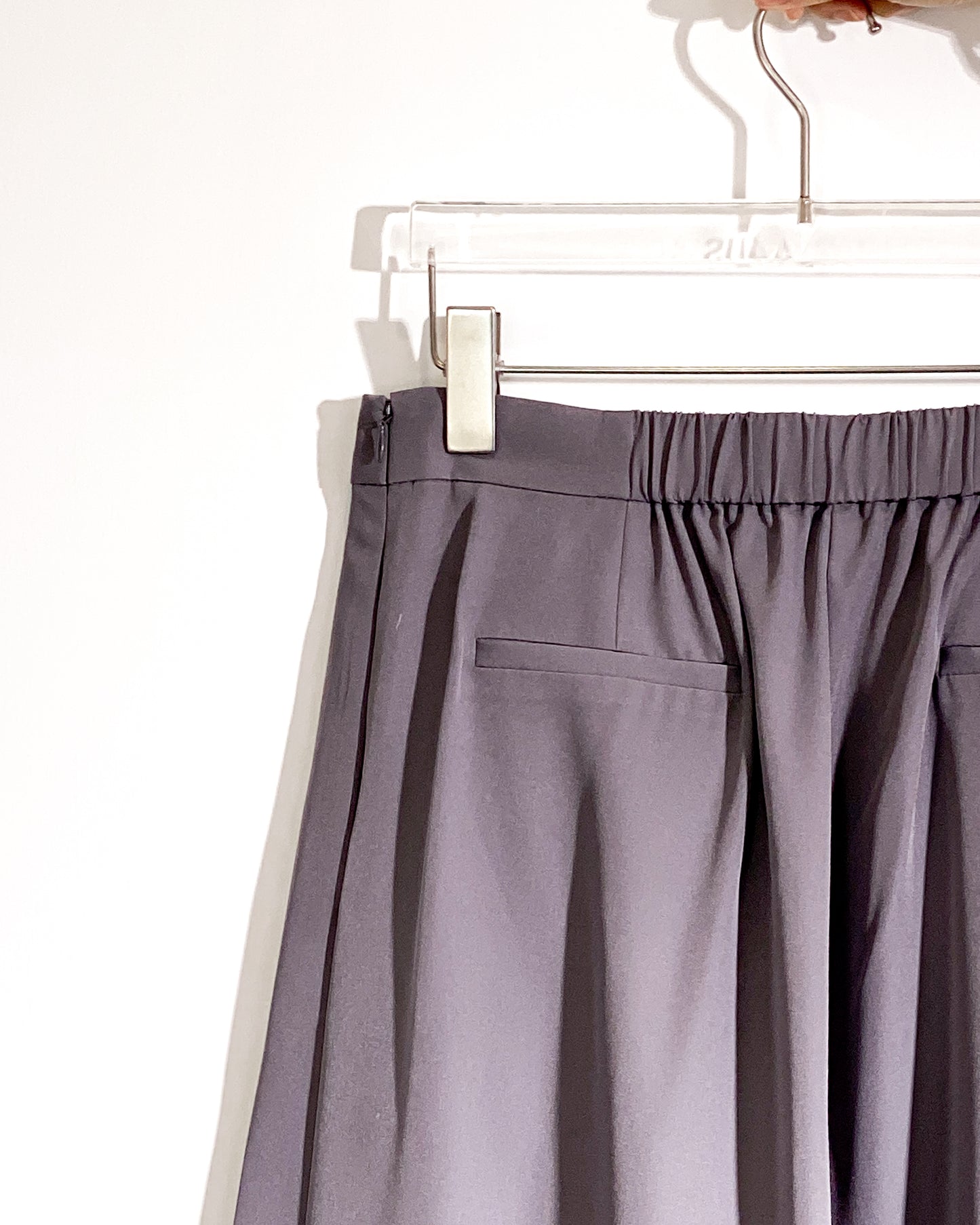 aalis ADDIE FW25 wide leg pants (Light grey)