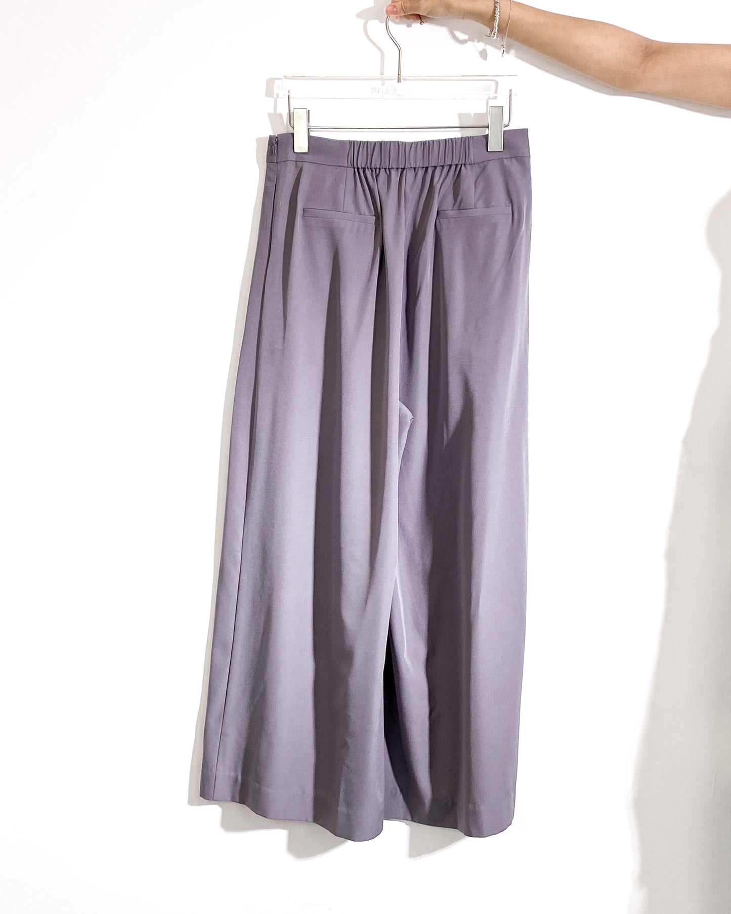 aalis ADDIE FW25 wide leg pants (Light grey)