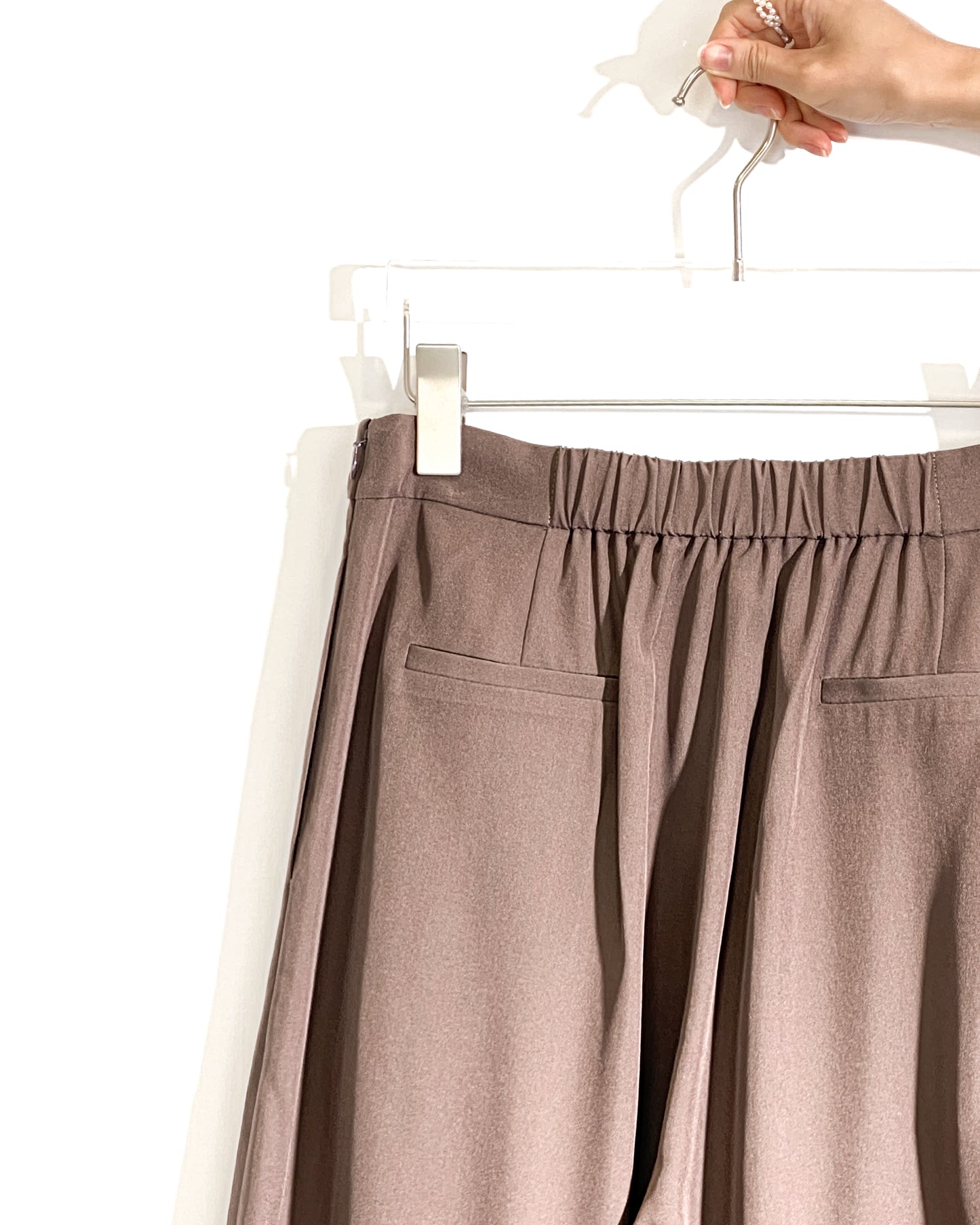 aalis ADDIE FW25 wide leg pants (Brown)