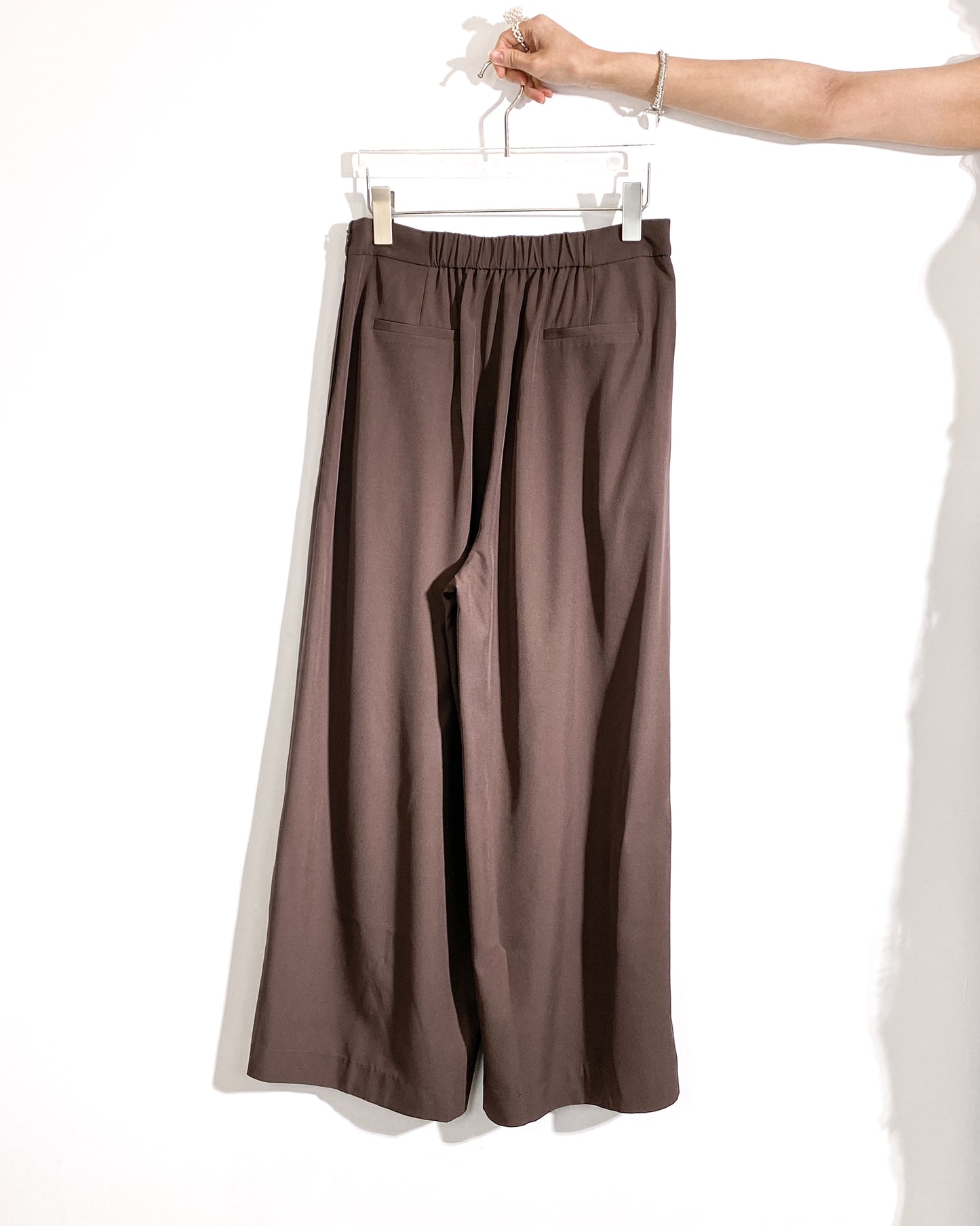 aalis ADDIE FW25 wide leg pants (Brown)