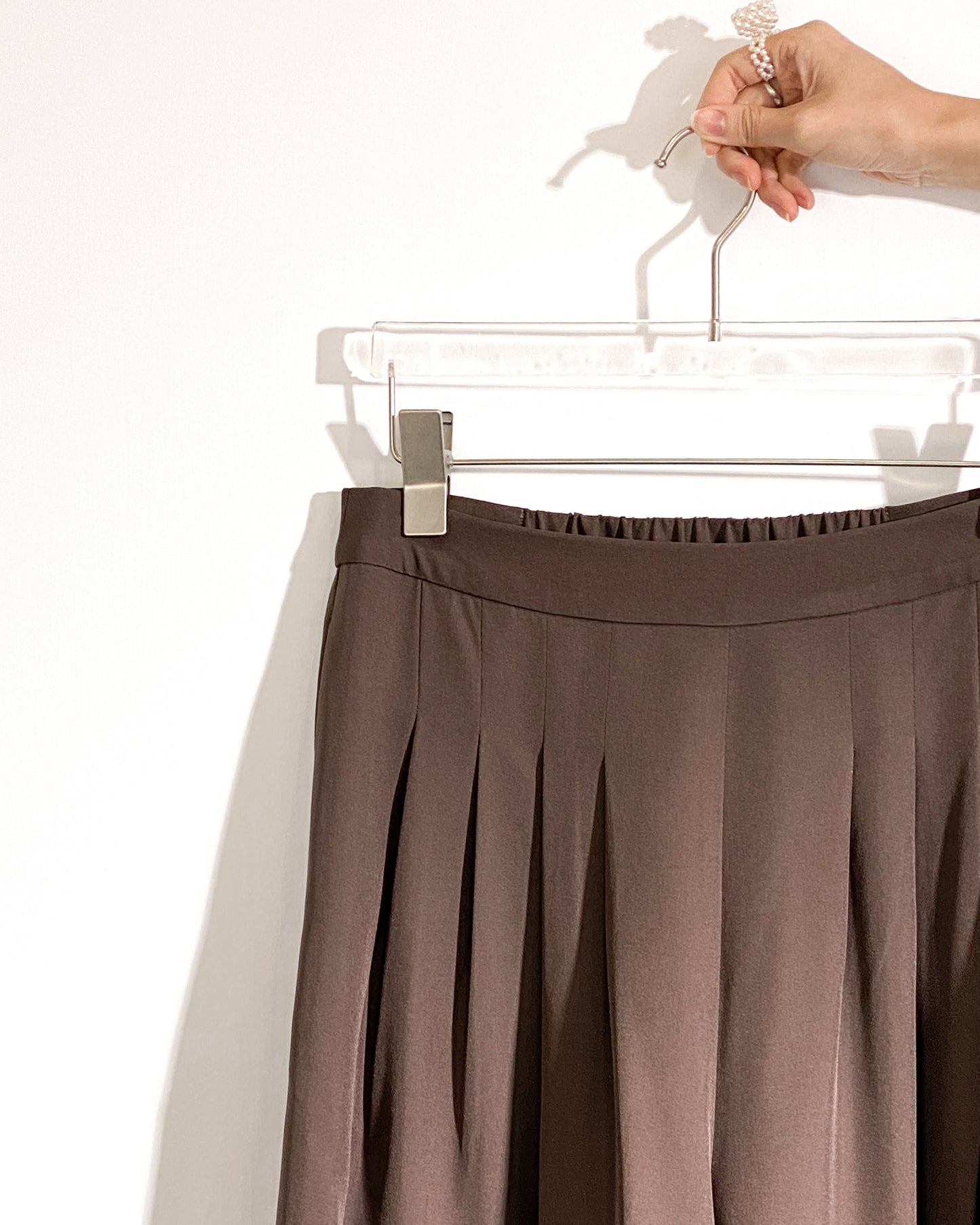 aalis ADDIE FW25 wide leg pants (Brown)