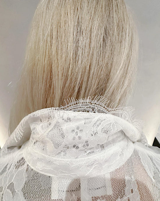 aalis JONELLE sleeveless lace trench (White)