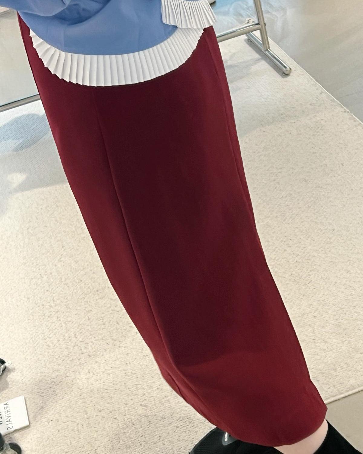 aalis JIN pencil skirt (Burgundy)