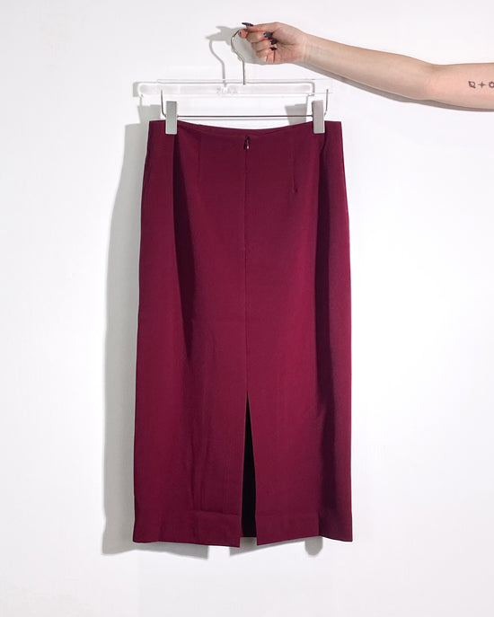 aalis JIN pencil skirt (Burgundy)