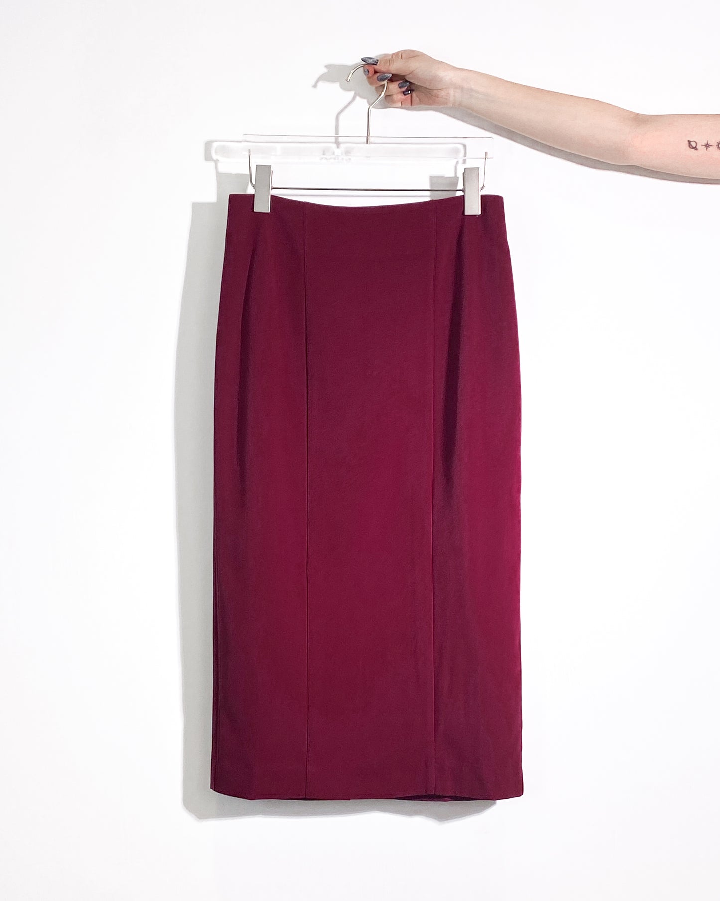 aalis JIN pencil skirt (Burgundy)
