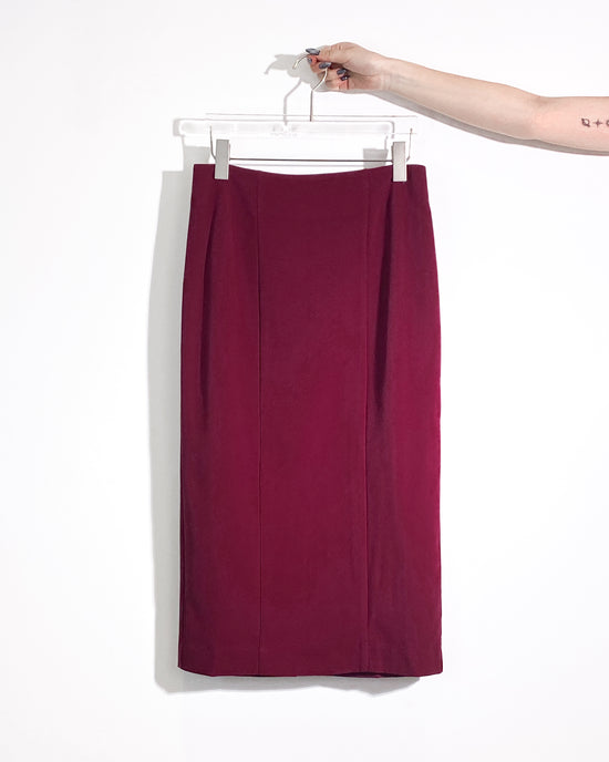 aalis JIN pencil skirt (Burgundy)