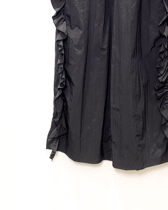 aalis TEIF two side ruffle details pants (Black)