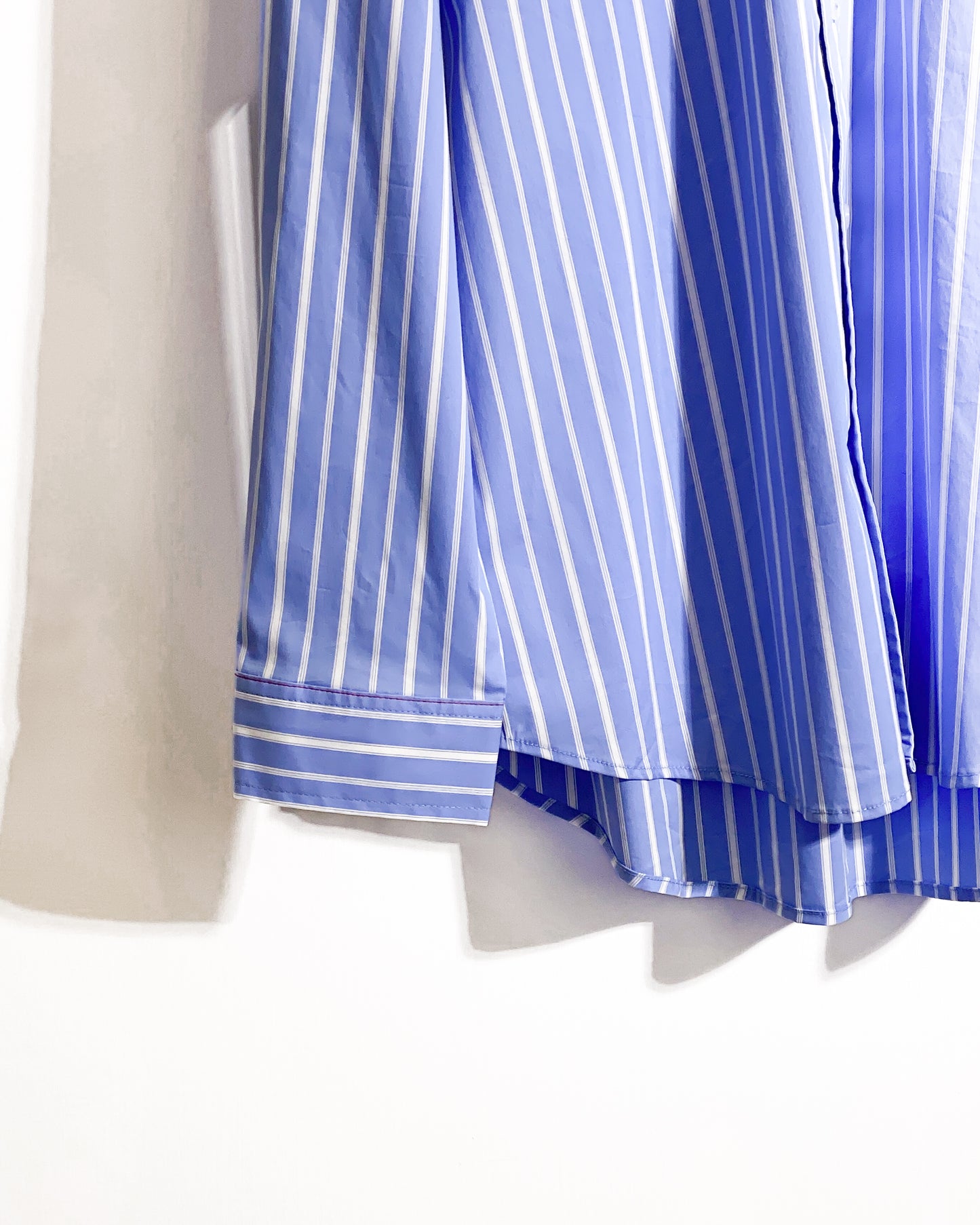 aalis JAMIE oversized striped shirt (Light blue)