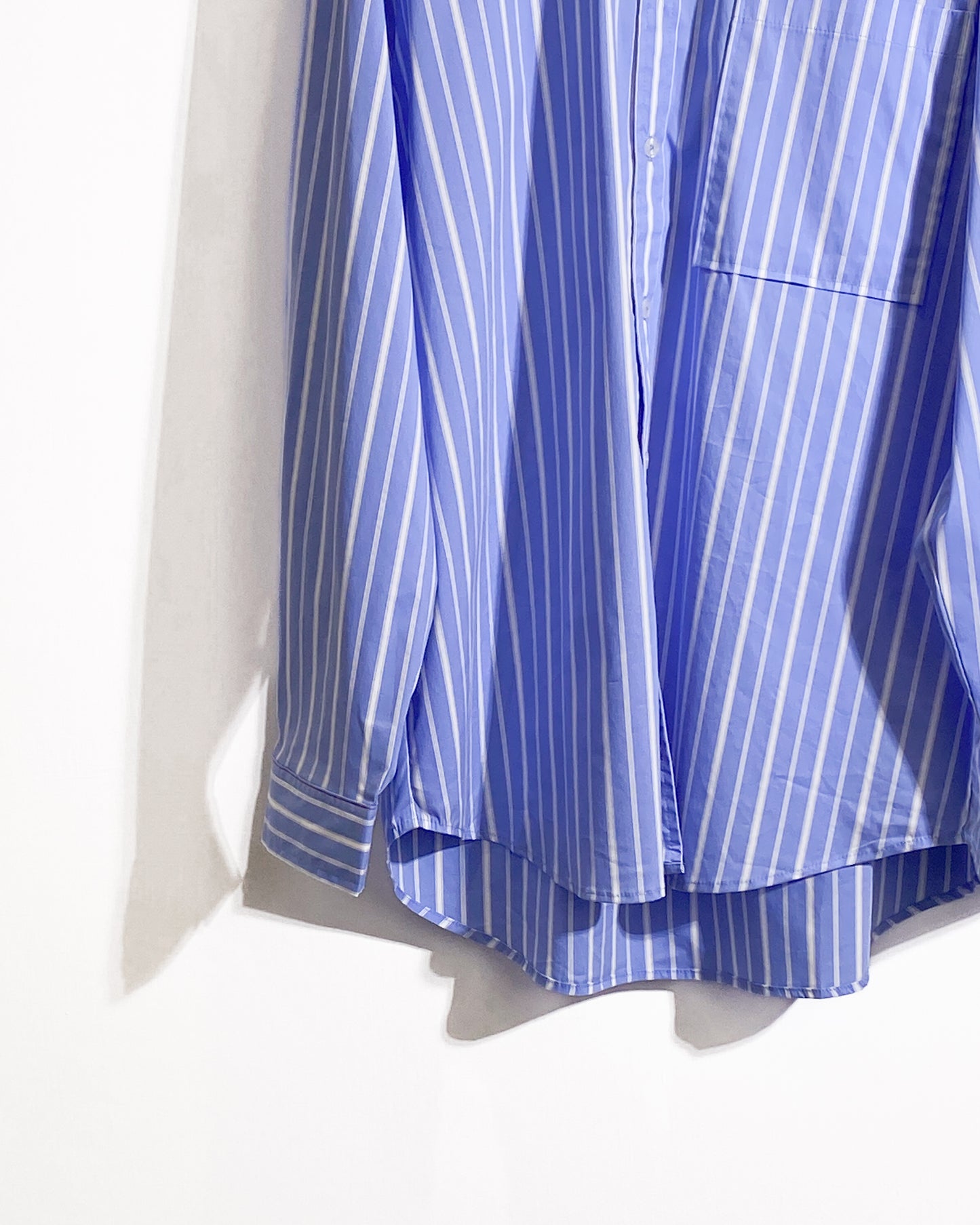 aalis JAMIE oversized striped shirt (Light blue)