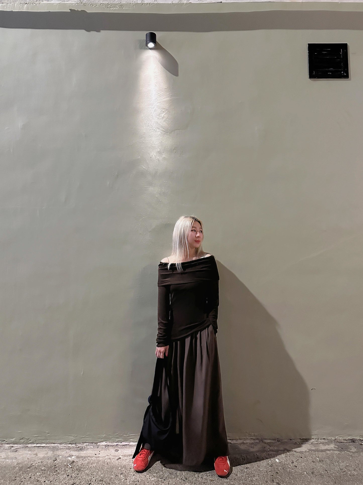 aalis ADDIE FW25 wide leg pants (Brown)