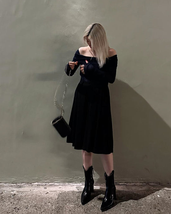 aalis BANKS knee length skorts (Black)