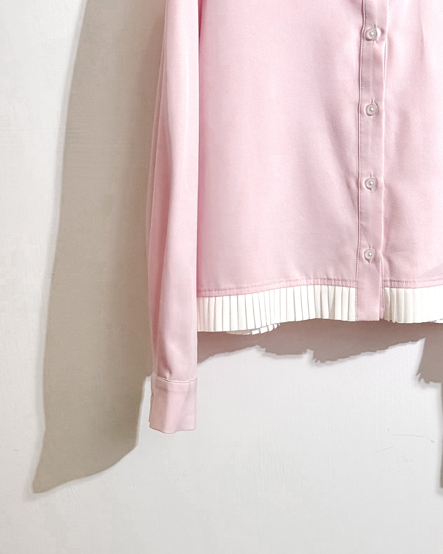 aalis PIEN pleated hem shirt (Pink)