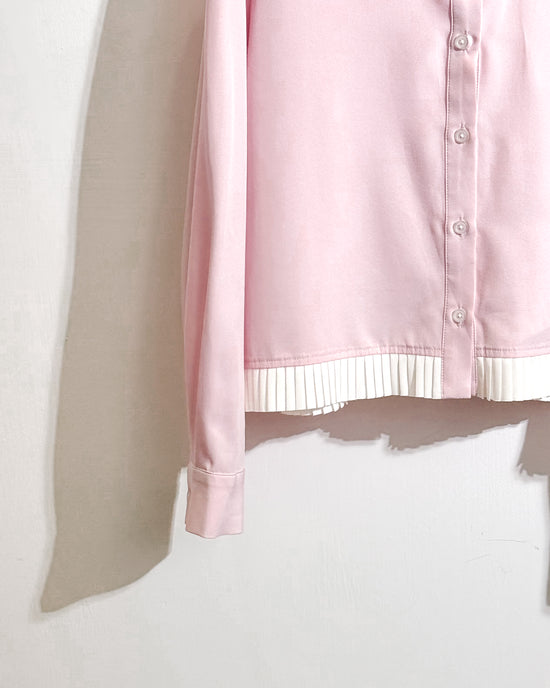 aalis PIEN pleated hem shirt (Pink)