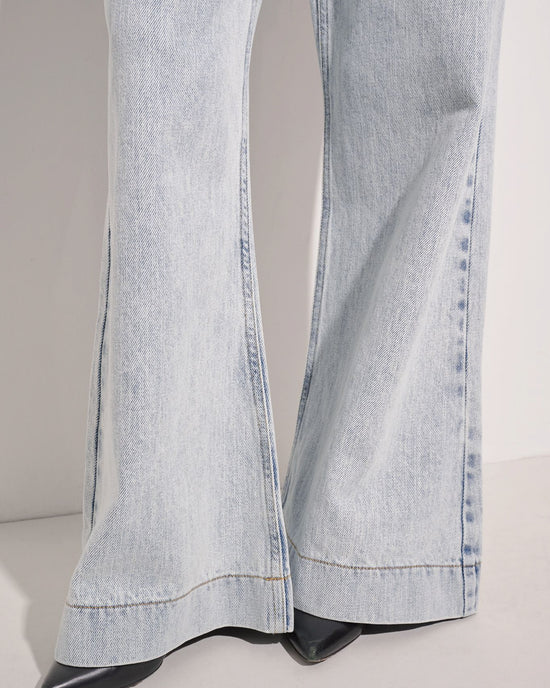 aalis KARIS high rise wide leg jeans (Blue denim)