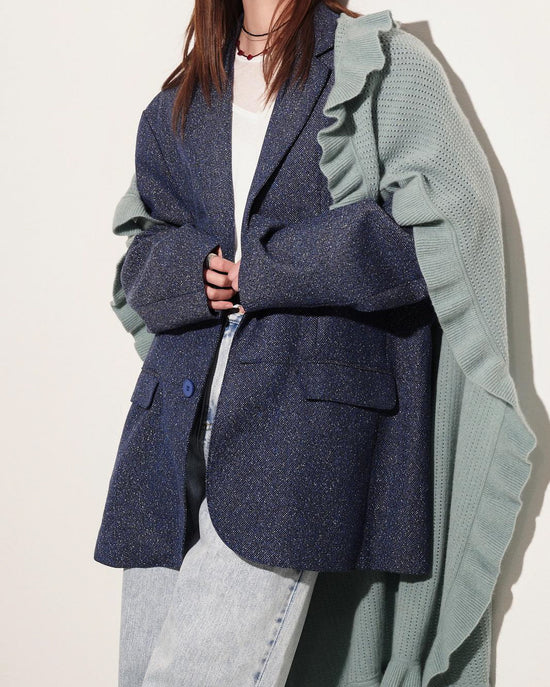 aalis DELLA FW24 oversized blazer (Blue mix)