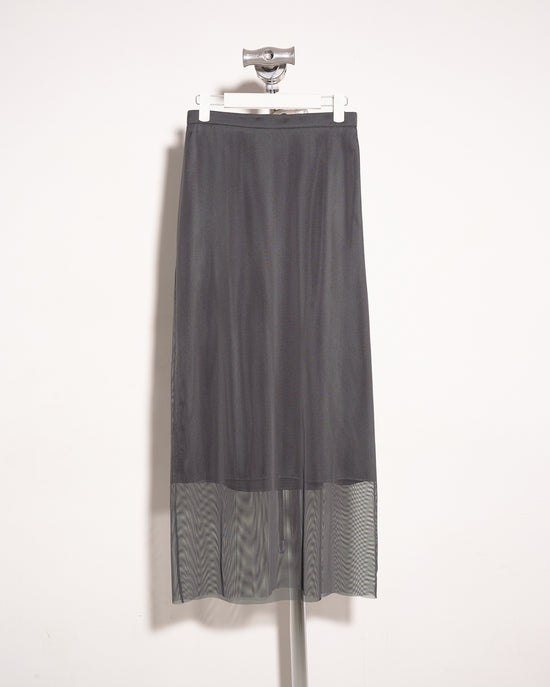 Load image into Gallery viewer, aalis DIMONA mesh skirt (Charcoal)
