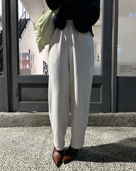 aalis REMY fishnet side panel track pants  (Light Grey)