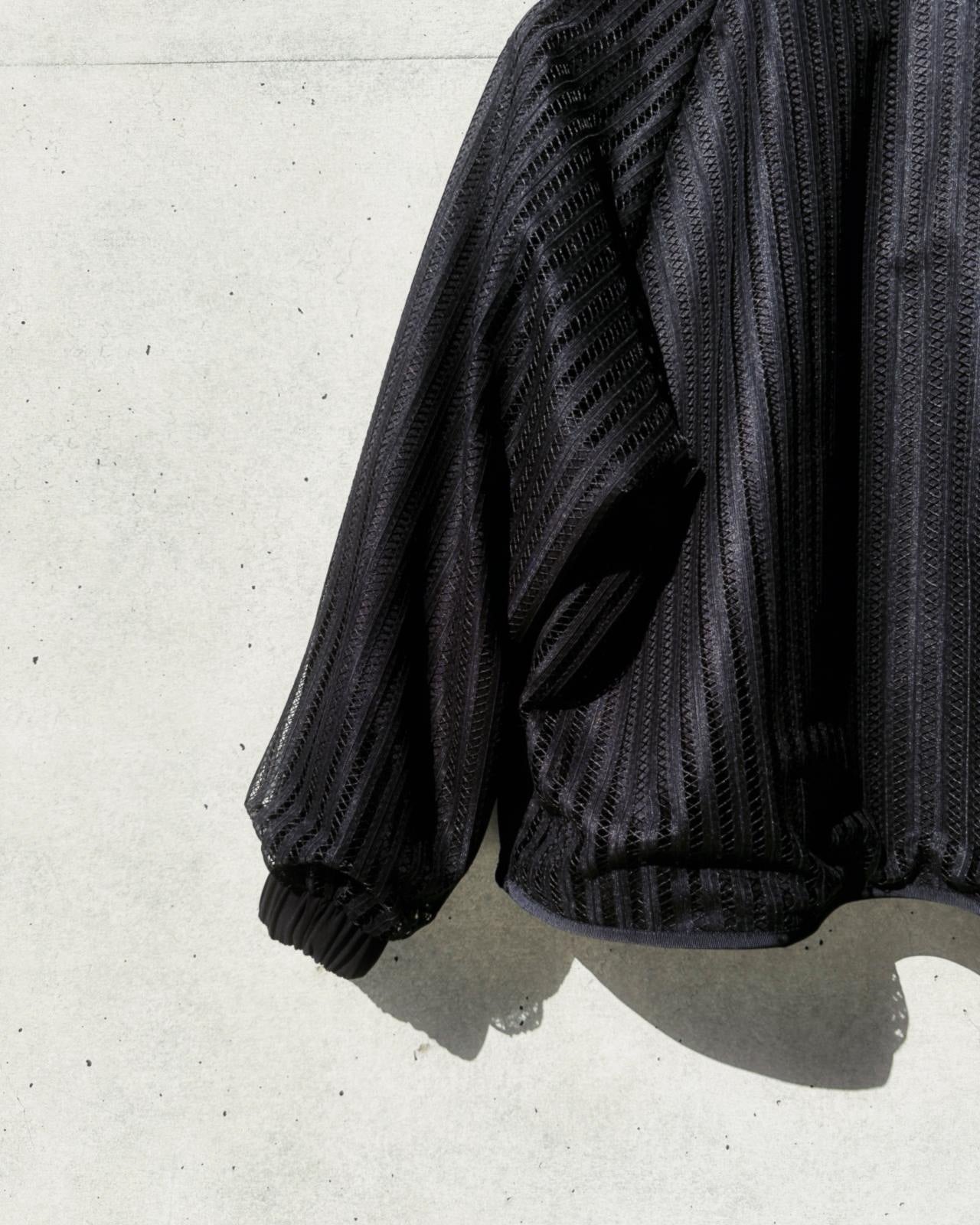 aalis ROMY leather detail 2-way jacket (Black)