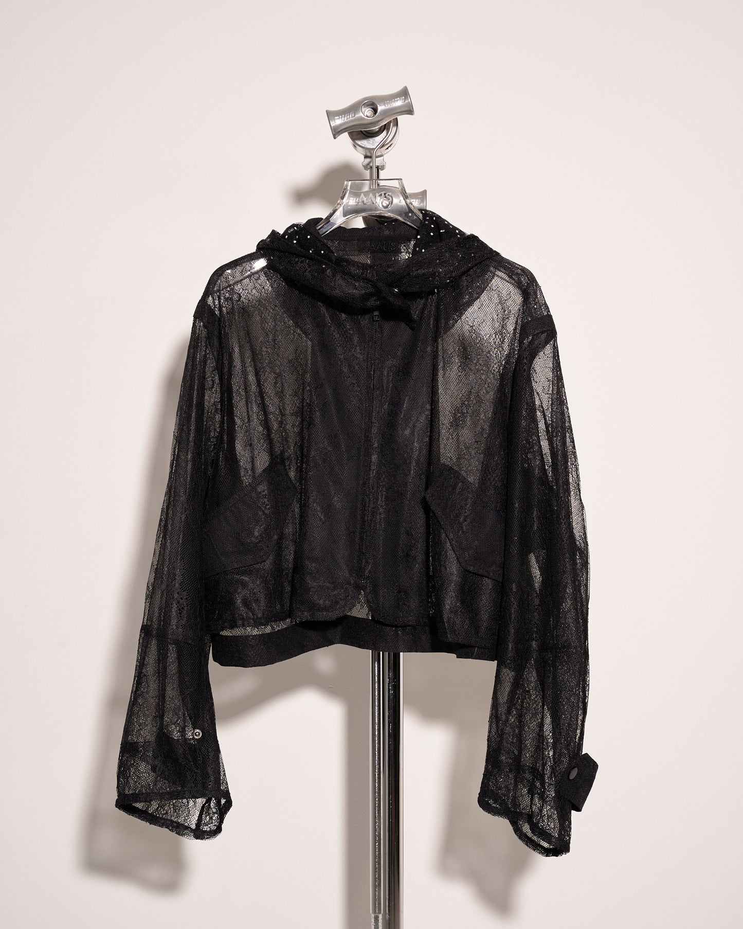 aalis LUXA Lace zip up jacket (Black)