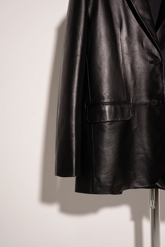(Pre-order) aalis DELLA oversized leather blazer (6 colours - Custom size)