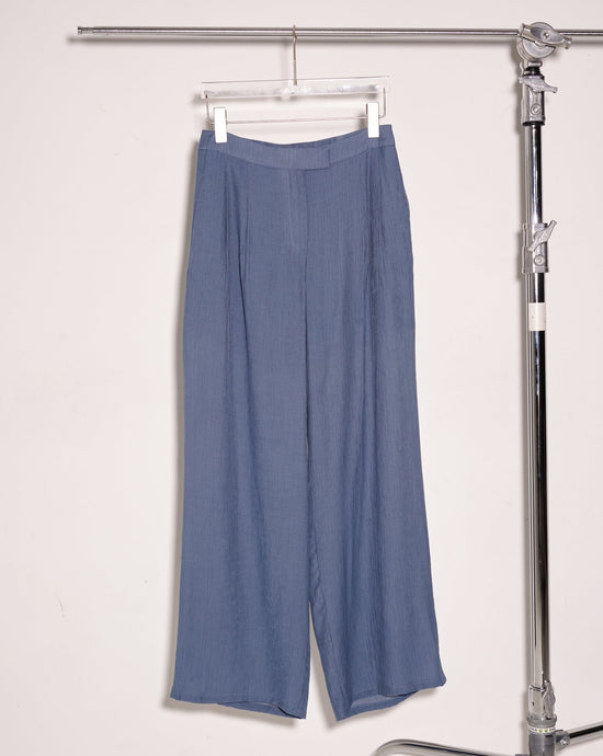 aalis EVELYN crinkle wide legs pants (Blue)